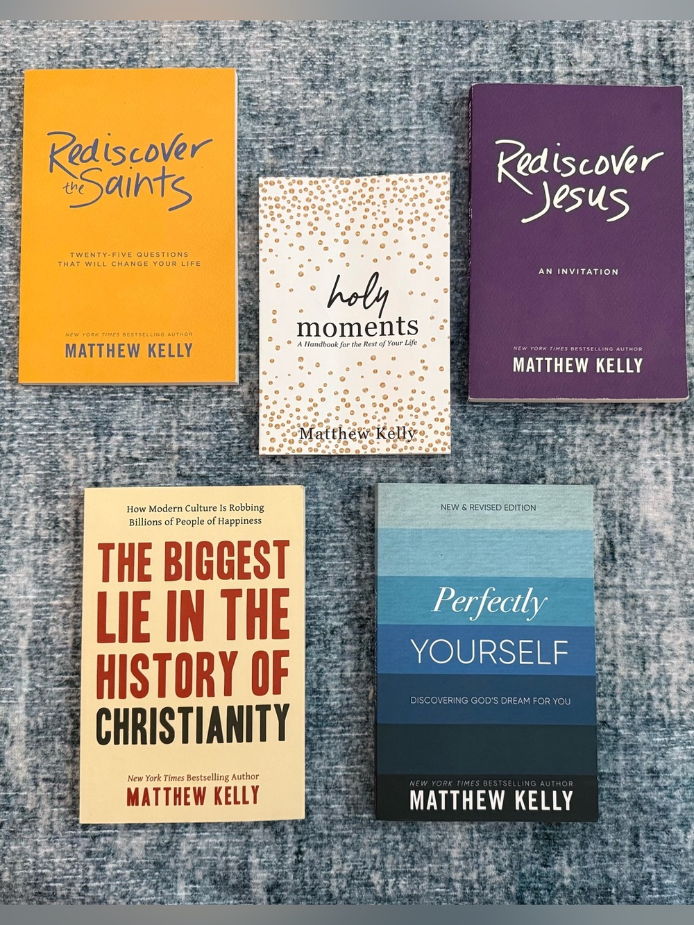 NEW Lot of 5 Matthew Kelly Faith Based Catholic Christian Books